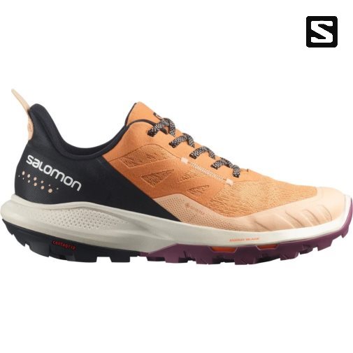 Orange / Black Salomon Outpulse GTX Women's Hiking Shoes | PH 04329K